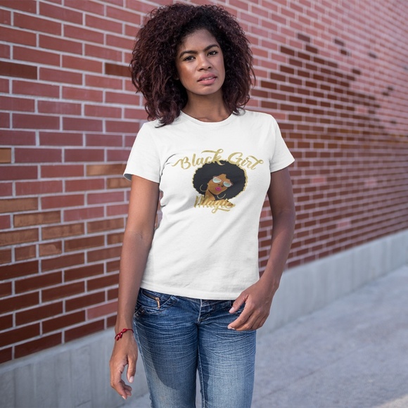T Shirt Addicts Tops Black Girl Magic Natural Hair Tshirt Poshmark